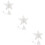 3Pcs Silver Xmas Tree Lamp Star Treetop Light Decor 9