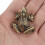 3pcs Brass Frog Figurine Tea Pet for Home Decor 6