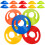 25pcs Colorful Sports Training Cones Multi-Functional Barrier 8