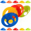 25pcs Colorful Sports Training Cones Multi-Functional Barrier 4