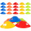 25pcs Colorful Sports Training Cones Multi-Functional Barrier 10