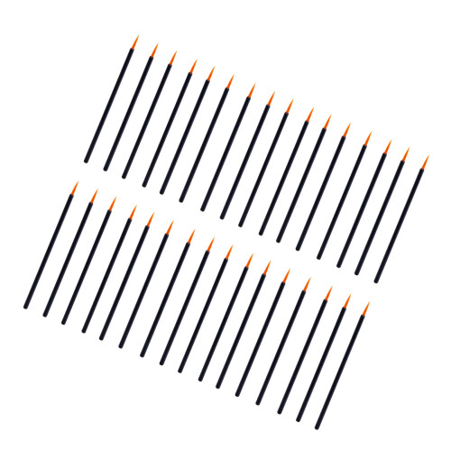 100pcs Fine Point Disposable Eyeliner Brush Applicators Lip Tool