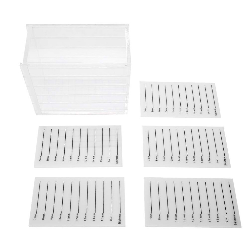 Eyelash Case Acrylic Storage Organizer 5-Drawer Glue Pallet Holder For False Eyelash Extensions