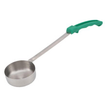4 Ounce Portion Control Serving Spoon Stainless Steel Ladle Slotted Portioner For Restaurant Buffet Catering 6.42x4.09x4.09 In