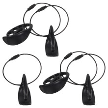 conjunto de 5 clipes para com fivela resistente, portátil