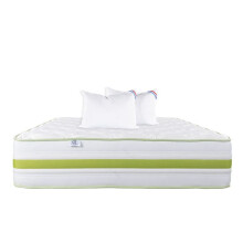 Materasso 160x200 cm, Rêverie, 30 cm, memory foam, rigido, lato estate/inverno + 2 cuscini