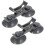 2pcs plastic fish tank lamp brackets for water plant light grey 1