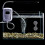 2pcs plastic fish tank lamp brackets for water plant light grey 11