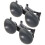 2pcs plastic fish tank lamp brackets for water plant light grey 2