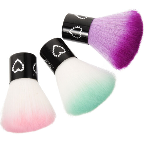 3pcs Foundation Brushes Makeup Applicator Nail Cleaning Tool 1