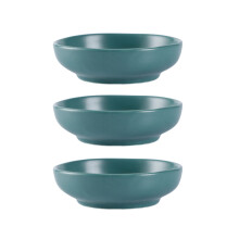 3pcs ceramic relish plate for seasoning cold dishes and snacks