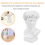5pcs Greek Statue Pen Holder Vase for Makeup Brushes 7
