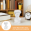 5pcs Greek Statue Pen Holder Vase for Makeup Brushes 9