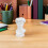 5pcs Greek Statue Pen Holder Vase for Makeup Brushes 5