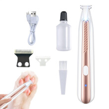 Paw Trimmer For Dogs Cordless With LED Light Quiet Electric Pet Hair Trimmer Rechargeable Paw Grooming Tool