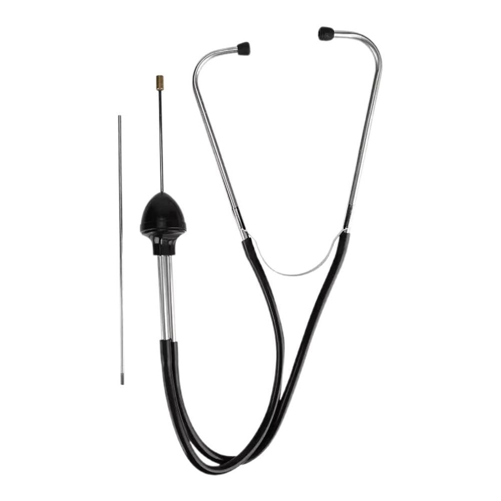 Engine Stethoscope Car Engine Diagnostic Stethoscope Aluminium Alloy Listening Tool For Cars And Other Vehicles Black 9393856902323