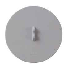 Silicone Cup Lid Grey 9.8x9.8 cm Flexible Heat-Resistant Leak-Proof Cover For Tea Cups And Coffee Mugs