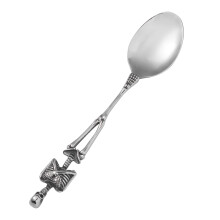kreativer skeleton-löffel, bestek, küchenutensil, halloween-dekoration