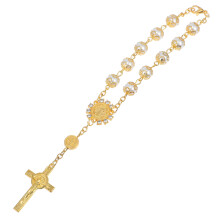 auto rosenkranz anhänger mit kreuz für sonnenblende, armband zubehör