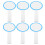 6er-pack spiel-whiteboards, einseitig beschreibbar mit griff 8