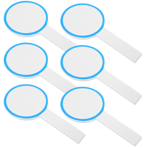 6er-pack spiel-whiteboards, einseitig beschreibbar mit griff