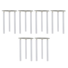 6-teiliges Kuchendekor-Set mit 6-Zoll-Stack, Träger, Strohhalmhalter