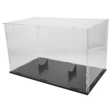 transparenter rugbyball display mit deckel für sammler & deko