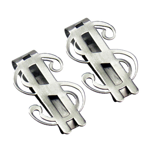 2 mappen mit dollarzeichen banknotenclip kartenhalter