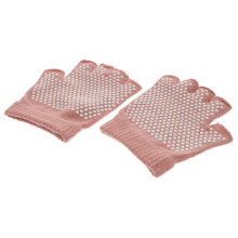 Yoga Gloves Fingerless 1 Pair For Women Pink Non Wrist Support Training Exercise Gloves