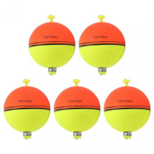 20245Pcs EVA Foam Fishing Float Fishing Bobbers Round Floats Fishing Drift for Freshwater Saltwater 18g/0.63oz