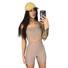 Womens Workout Sets Seamless 2 Piece Yoga Outfits Shorts And Sports Bra Matching Gym Clothing Set
