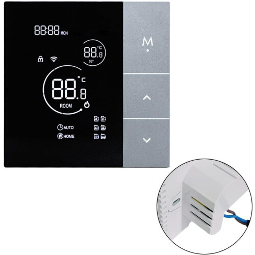 Smart Temperature Controller With WiFi For Underfloor Heating Management (16A) EP 16A Floor Heating Thermostat 2