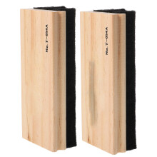 2 wolfluweel krijtborduitvegers, stofvrij, accessoire