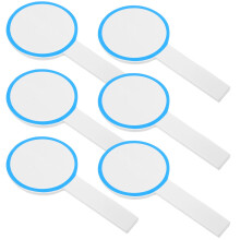 6 stuks whiteboards, enkelzijdig, handbediend, beschermend