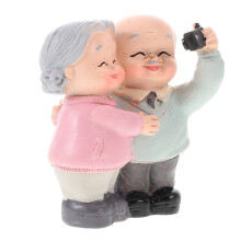 Kerstcadeau Ornament Taart van Hars - Oma en Opa Model Decoratie