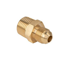2 Stück 1/2'' NPT auf 3/8'' Flare Kupferadapter für Gewinde-Gasbrenner