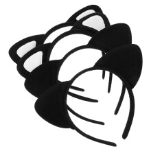 8 Pcs Cat Ears Hairbands Party Headdress Hair Accessories