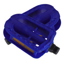 1 pair kids anti-slip rubber pedals for children cycling safety (blue)