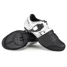 1 pair -l cycling shoe covers, windproof warm half overshoes