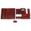 solid wooden storage rack with phone, wallet, and watch holder 5