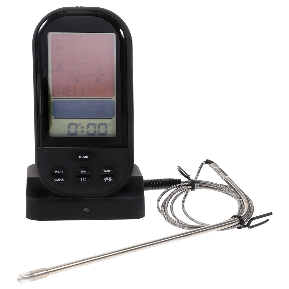 wireless digital meat thermometer for oven bbq grill with large lcd-image-OPC-PKPPS7X-NEW