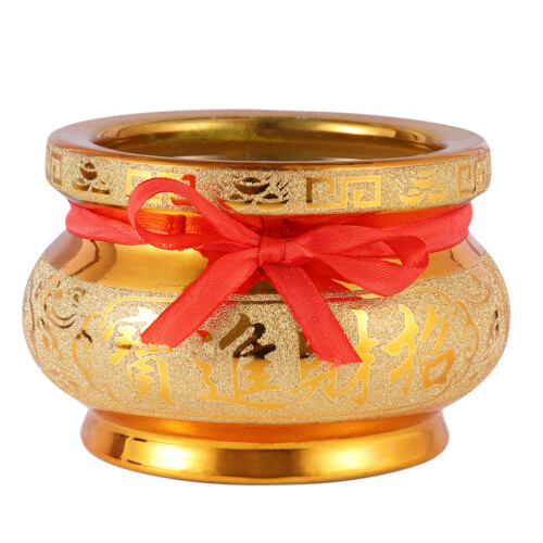 1pc ceramic incense burner temple offering decorative basin 2
