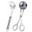 Meatball Maker Clip and Spoon Kitchen Gadget Silver 5