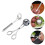Meatball Maker Clip and Spoon Kitchen Gadget Silver 4