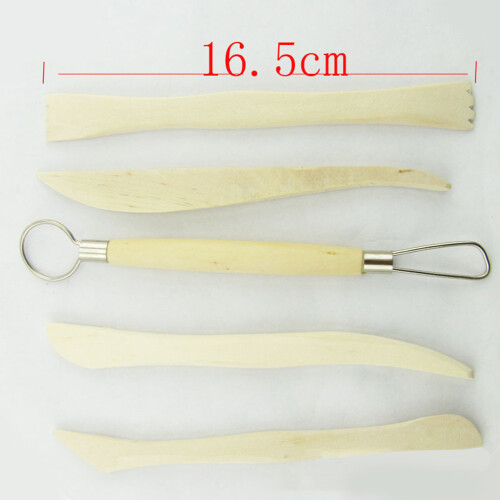 Clay Sculpture Tool Set Clay Sculpture Tool Set Wood 5pcs 2