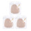 3pcs Heart Shape Makeup Removal Pads Washing 1