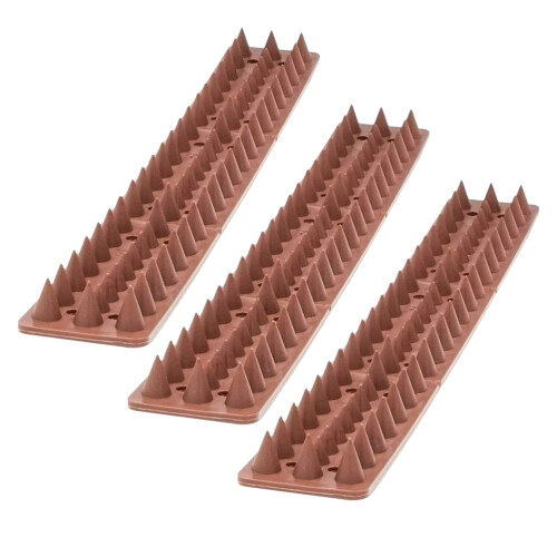 3pcs plastic bird spike fence security tool narrow style 2