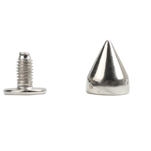 20pcs Screwback Spike Cone Studs for Shoes Bag Belt Punk Craft 1