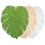 6pcs pvc monstera table mats tropical leaf placemats 2