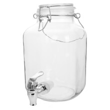 3000ml Glass Jar with Airtight Lid for Juice Milk Storage